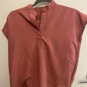 Figs mauve pink scrub set XXS rafael top, XXS yola bottom